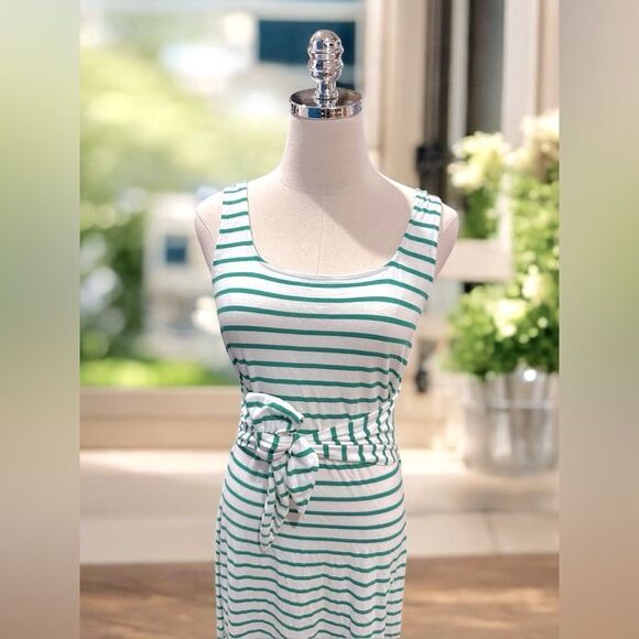 Rails Meg Sailor Striped Tie Waist Scoop Neck Midi Dress Size S - Picture 6 of 15